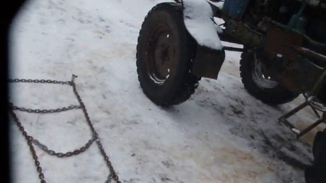 ЮМЗ цепи на колеса смотреть онлайн