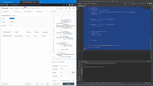 LeetCode Challenge 8 Kotlin: String to Integer (atoi) смотреть онлайн