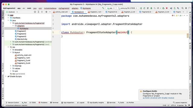 30 - Kotlin Android studio | Fragments, ViewPager смотреть онлайн