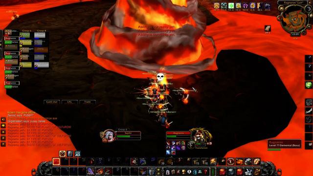 Shit Arms warrior doing Ragnaros in Classic WoW for the first time смотреть онлайн