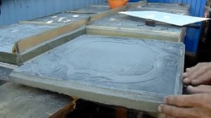 Тротуарная плитка своими руками из бетона