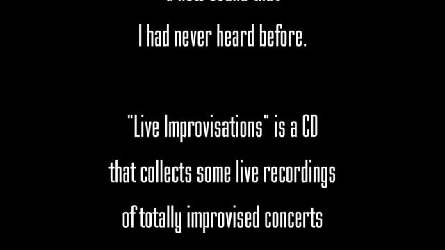 SOLO ACCORDION PROJECT, CD Live Improvisations, promo смотреть онлайн