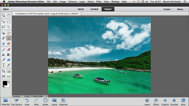Expert Edit Mode in Photoshop Elements 12 смотреть онлайн