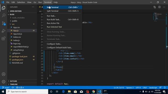 React tutorial in Hindi #34 List with Bootstrap Table смотреть онлайн