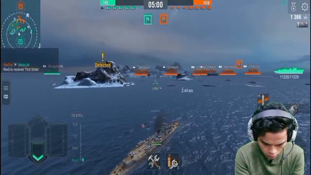 WORLD OF WARSHIPS BLITZ GAME PLAY ANDROID,SERU BANGET GUYS !!! смотреть онлайн