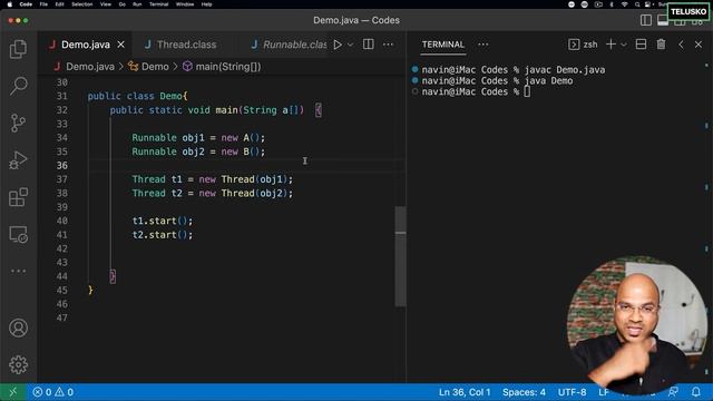 #88 Runnable vs Thread in Java смотреть онлайн