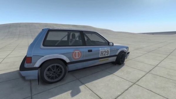 BeamNG Drive Update 0.4.3.1 - Ibishu Covet Rally Suspension Test + Crash