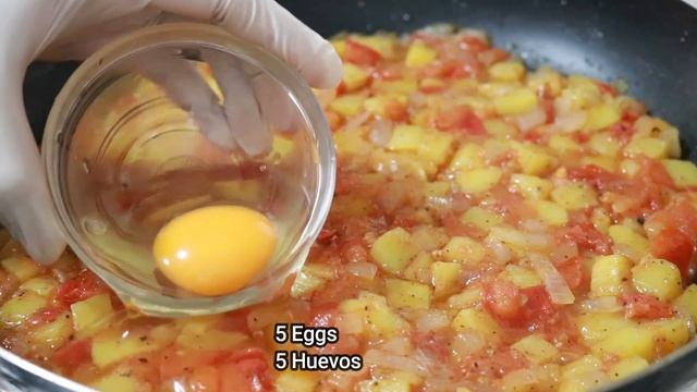 Afghani Breakfast, Afghani Omelette / Shakshuka Recipe