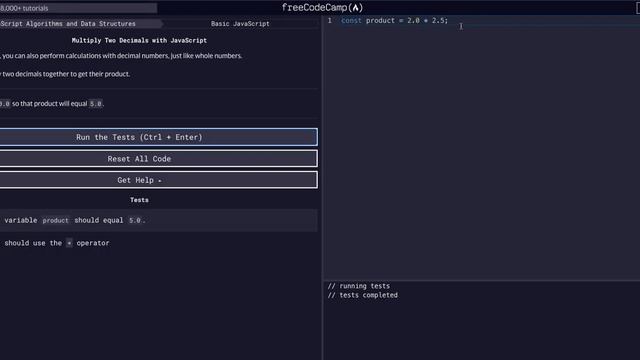 Multiply Two Decimals with JavaScript - Free Code Camp Help - Basic Javascript - Algorithms & Data смотреть онлайн
