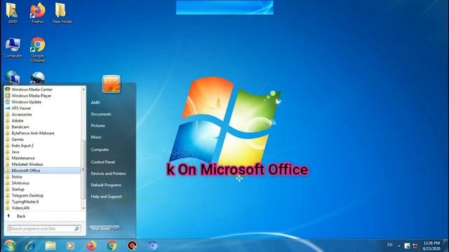 how to open excel in computer! Excel 1 Open the Programme Ms Excel Learn Excel Step by step in Hind смотреть онлайн