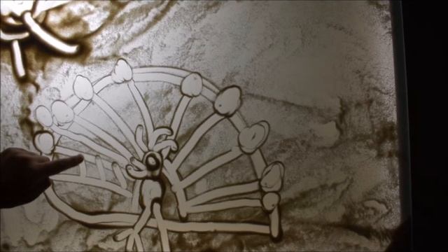 Рисование песком "Павлин" дошкольники смотреть онлайн