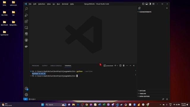 Django Tutorial for Beginners Episode 1 - Setting up folder and Venv Part 1 смотреть онлайн