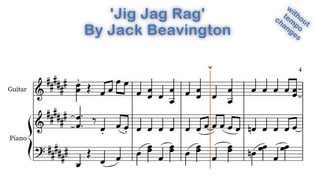 'Jig Jag Rag' - By Jack Beavington (without tempo changes) смотреть онлайн