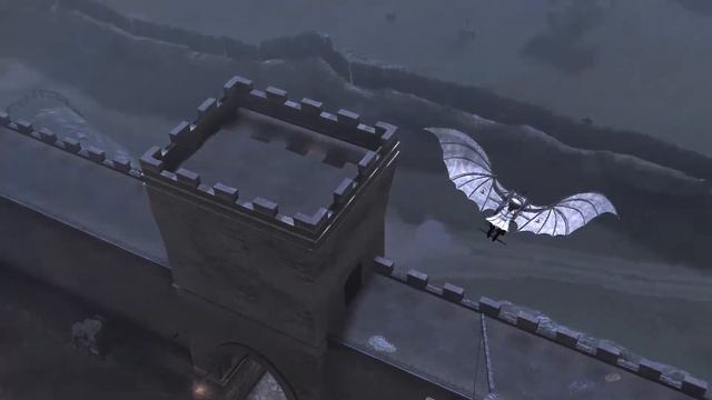 Flying Leonardo da Vinci's flying machine in Assassin creed Brotherhood смотреть онлайн
