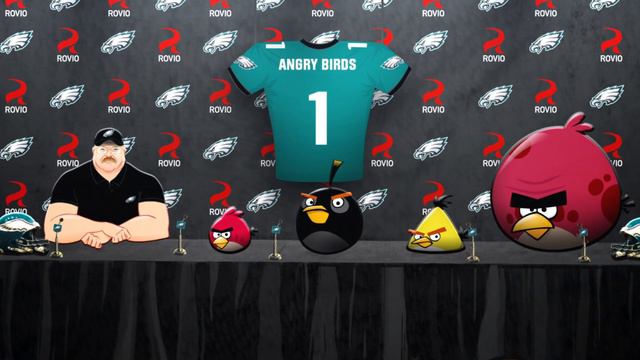 Angry Birds Join Philadelphia Eagles