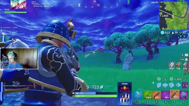 Ninja Catches Fire!?! - Fortnite Battle Royale Gameplay - Ninja смотреть онлайн