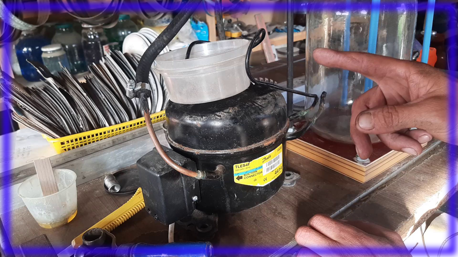 Вакуумный компрессор из холодильника Что не так? смотреть онлайн