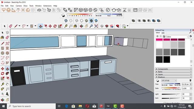 Sketchup kitchen With V ray rendering expert смотреть онлайн