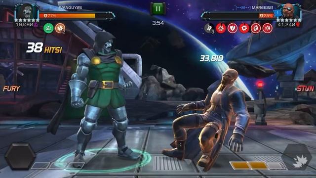 MCOC AW Node 47 Doom vs Nick fury(power from far) смотреть онлайн
