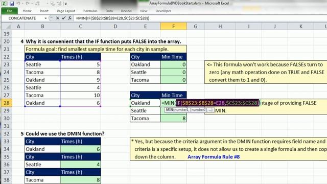 Ctrl + Shift + Enter: Excel Array Formulas #03: Comparative Array Operations, & Alternatives смотреть онлайн
