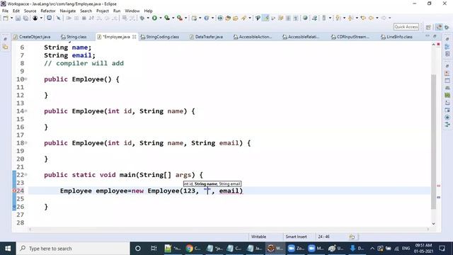 Java Constructor-part 3 смотреть онлайн