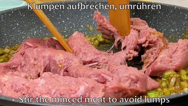 Wenn ich keine Zeit habe, koche ich ein köstliches Gericht aus Hackfleisch mit Bohnen смотреть онлайн