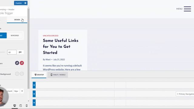 How to make a STICKY HAMBURGER MENU using the Kadence theme смотреть онлайн