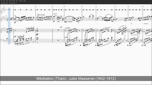 Méditation Thaïs - Massenet - Level 0 Violin Solo + Piano + Strings смотреть онлайн