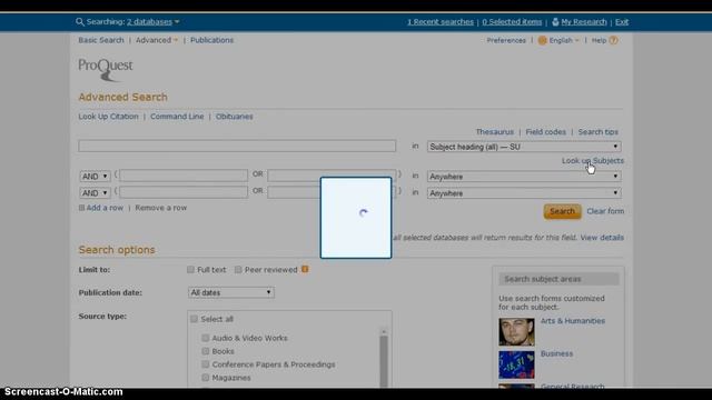 ProQuest Advanced Search Tutorial смотреть онлайн