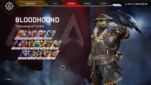 Apex legends Bloodhound skin Showcase смотреть онлайн