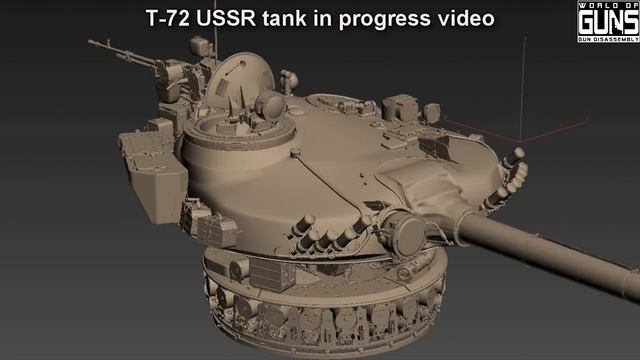T-72 main battle tank in progress video смотреть онлайн