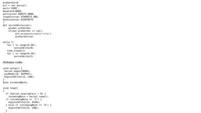 Arduino: Serial communication with Python смотреть онлайн