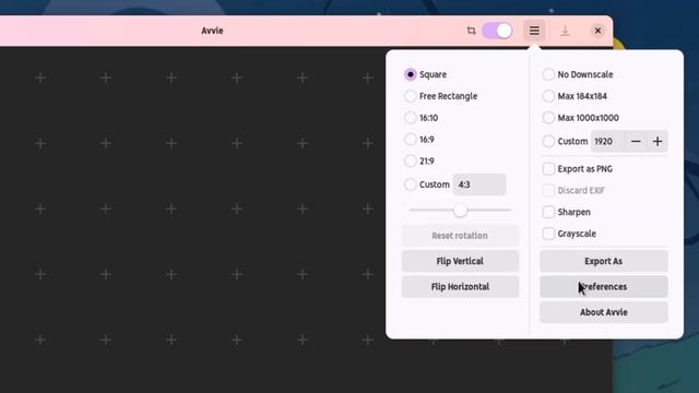 Avvie 2.0 - Crop app in GTK4 смотреть онлайн