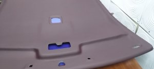 Перетяжка потолка в кожзам