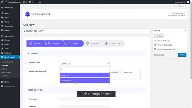 How to Display Ninja Forms Submission Alerts using NotificationX смотреть онлайн