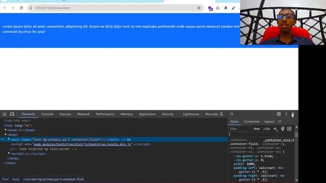 دوره آموزش صفر تا صد بوت استرپ 5.3 - قسمت دوم - Container смотреть онлайн