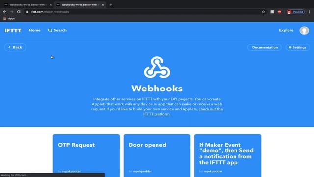 Trigger events with Webhooks, IFTTT and ESP8266 NodeMCU [100% working] смотреть онлайн