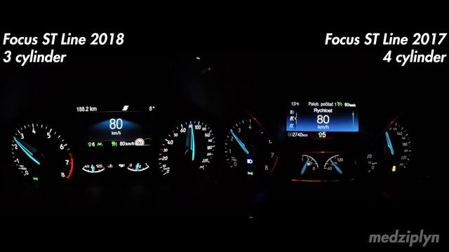 2019 Ford Focus ST-Line vs 2017 Ford Focus ST-Line (1.5 EcoBoost 150hp R3/R4) Acceleration 0-100-16 смотреть онлайн