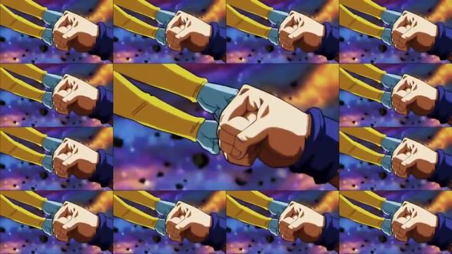 Goku Punches Zeno