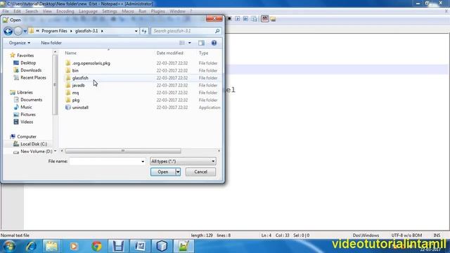 Netbeans tutorial in Tamil - Glassfish v3 start failed - Any glassfish server problems in netbean смотреть онлайн