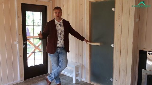 #баня под ключ 35м2 с перголами на террасе смотреть онлайн