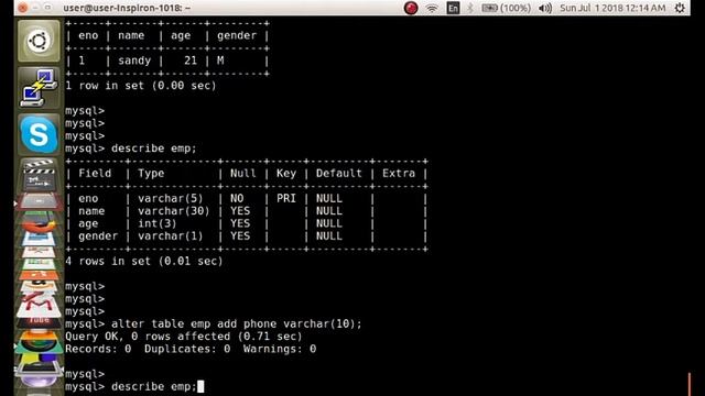 MYSQL basic operations . смотреть онлайн