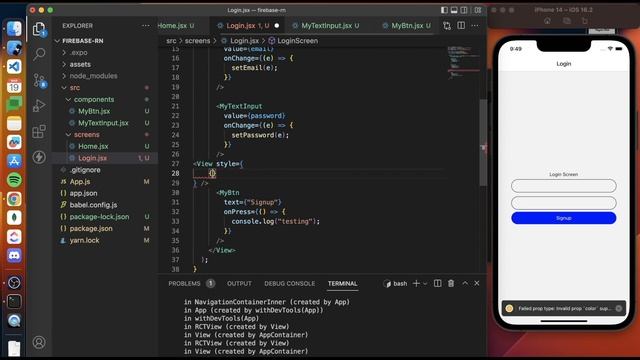 Firebase and React Native: Building a Social Media App [Part 1] | Authentication смотреть онлайн