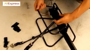 БАГАЖНИК для ВЕЛОСИПЕДа с AliExpress Установка велобагажника