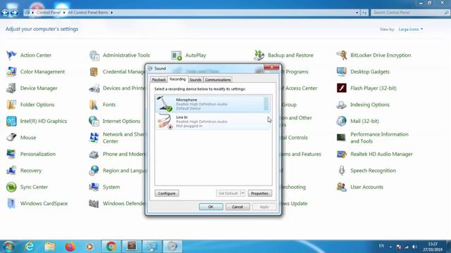 Setting Microphone Pada Pc Komputer Laptop смотреть онлайн