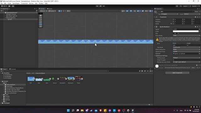 Adding Background Image and Layer - 2D Platformer Crash Course in Unity 2022 (Part 4) смотреть онлайн