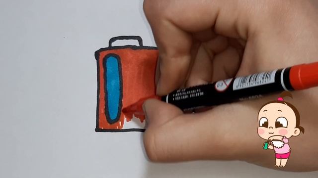 Как нарисовать камеру / How to draw a camera / Drawing for children смотреть онлайн