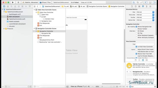 Меняем порядок ячеек в tableView (Swift 3) смотреть онлайн