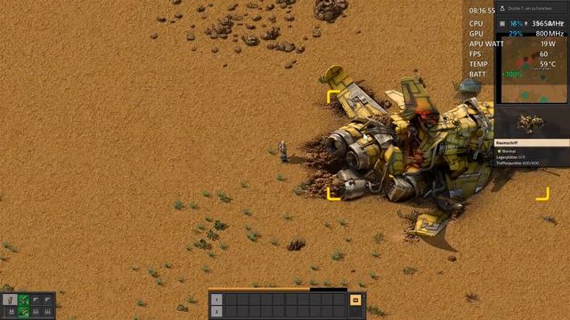 Factorio [ Gameplay ] [ Asus Rog Ally ] [ Windows 11 ]