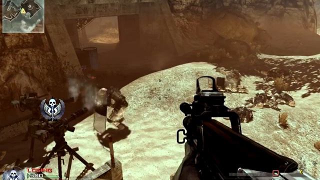 call of duty modern warfare 2 mac vs 2 miniguns смотреть онлайн